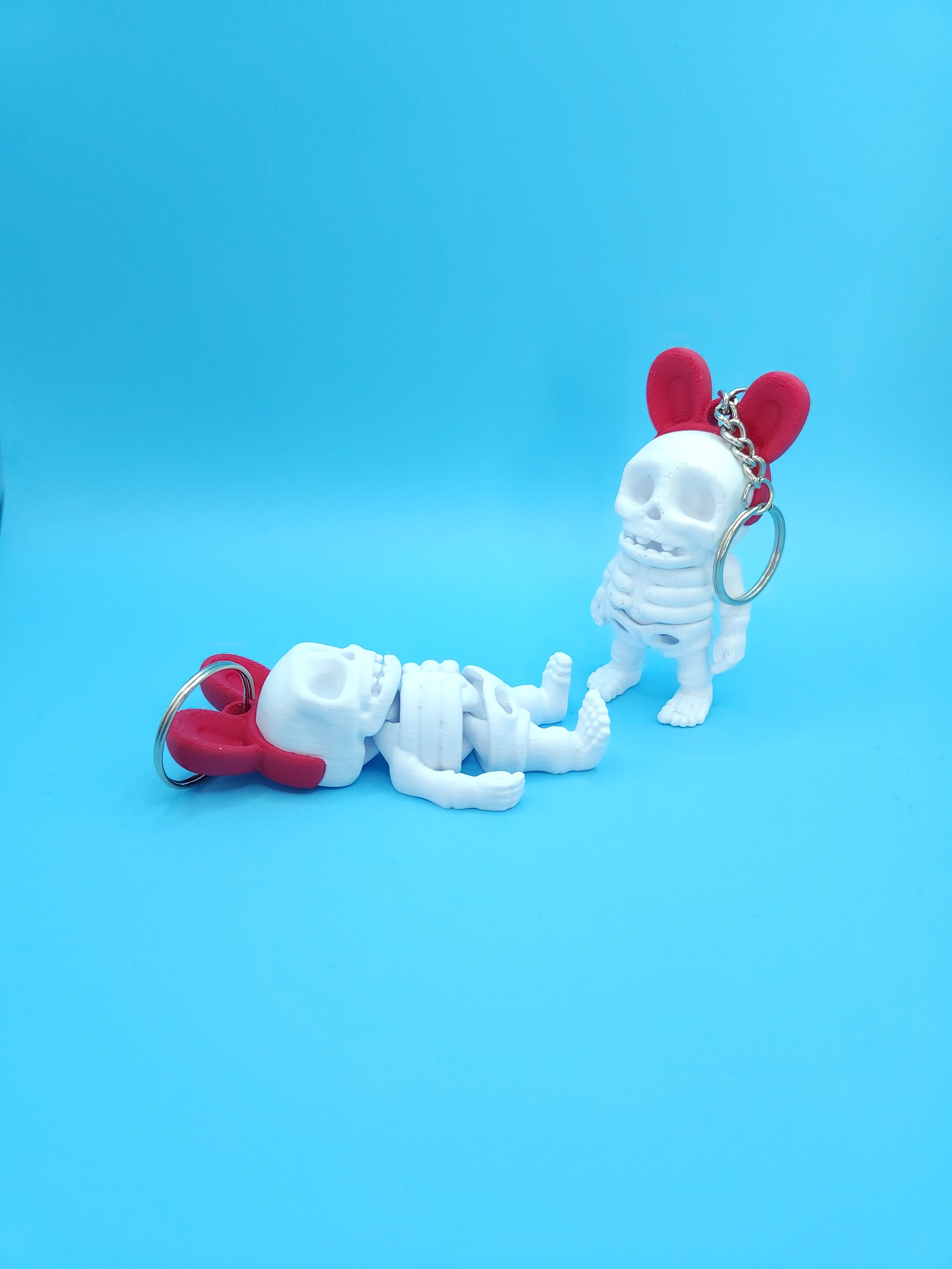 Bunny Skeleton Keyring