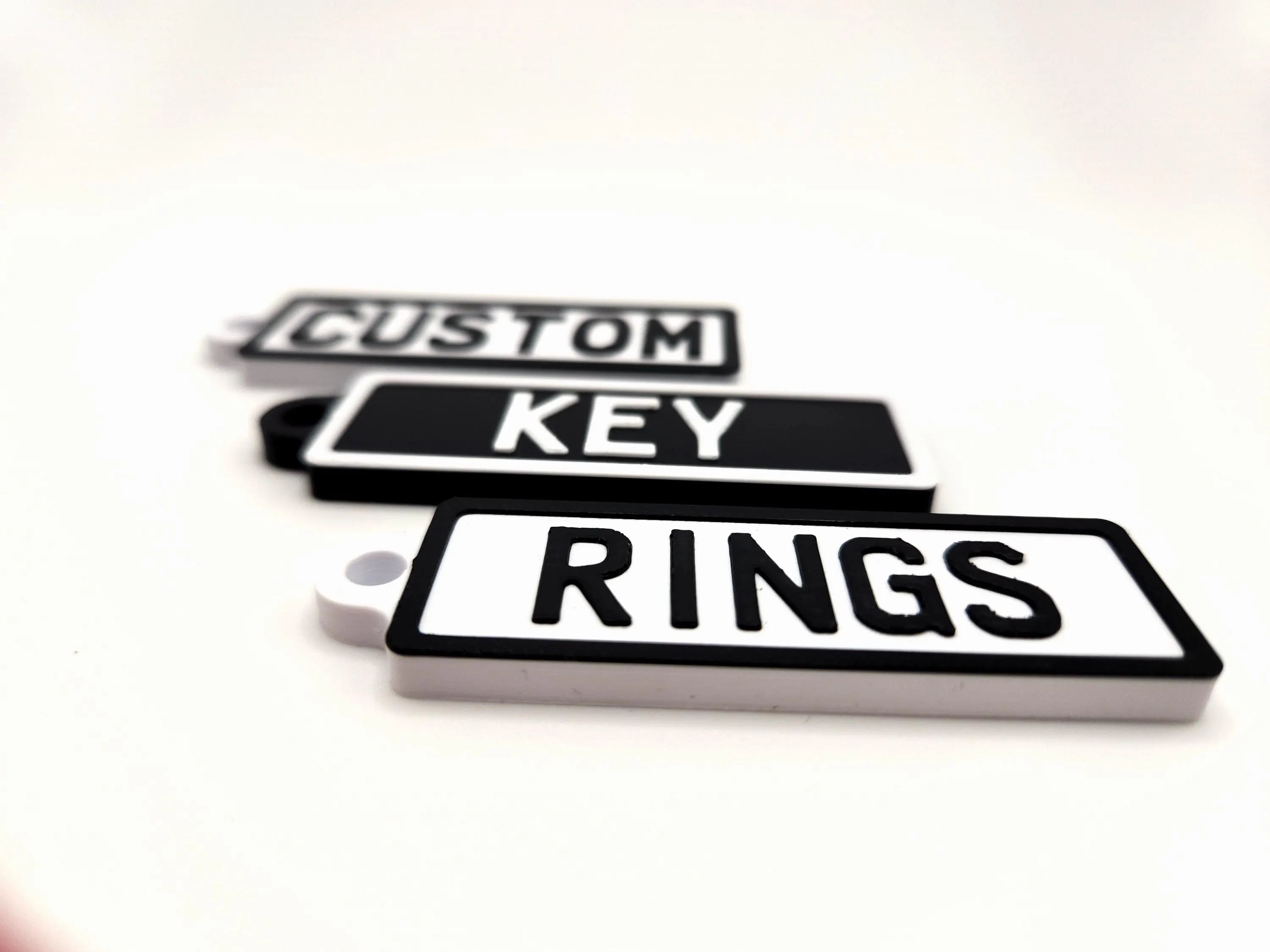 Personalised Plate Keyring