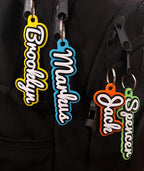 Personalised Name Tag Keyrings