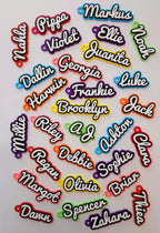 Personalised Name Tag Keyrings